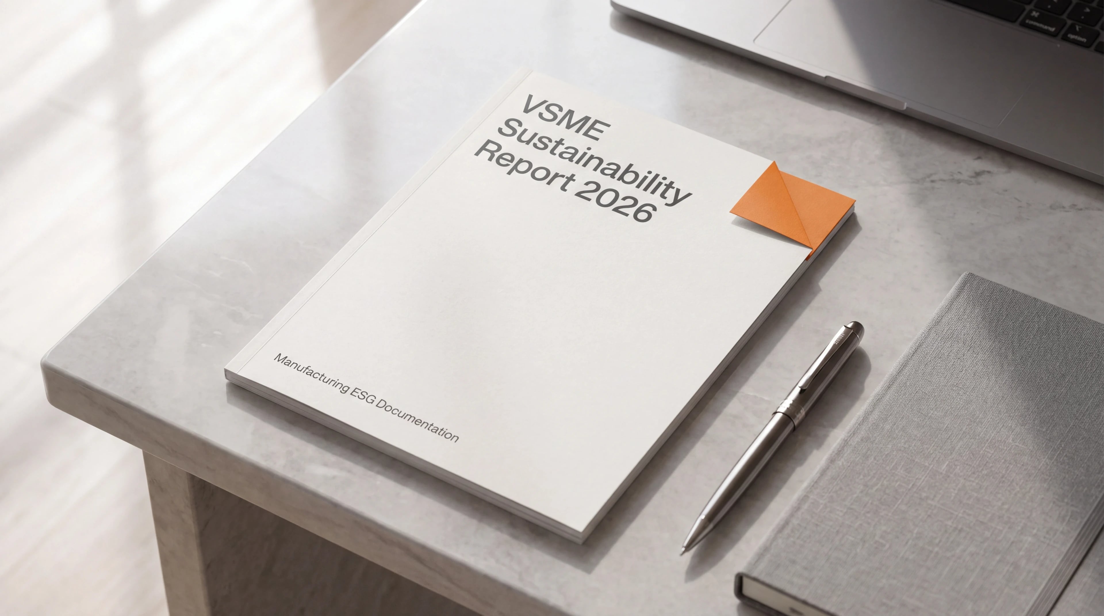 A voluntary sustainability report prepared from structured company data